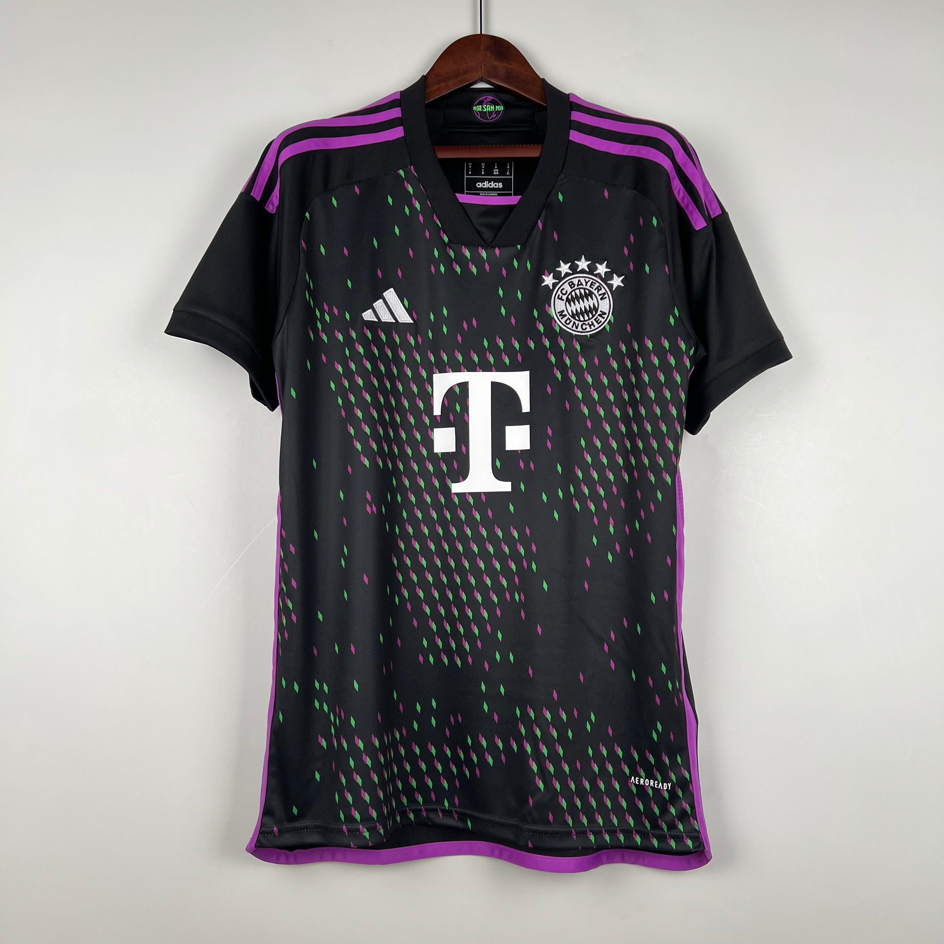 Camisa Bayern de Munique Away 23/24 s/n° Torcedor Masculino - Preto - Loja da Seven Oficial