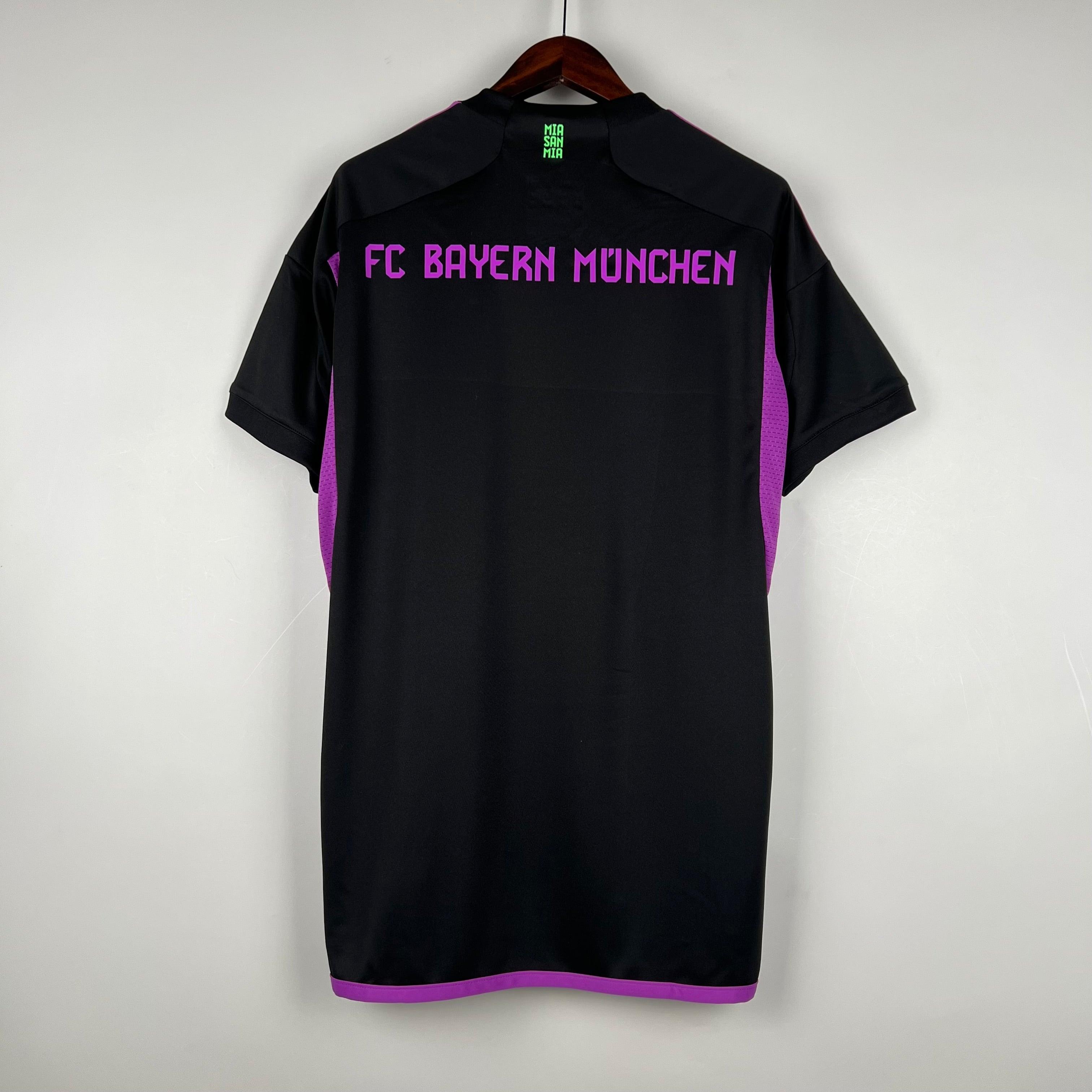 Camisa Bayern de Munique Away 23/24 s/n° Torcedor Masculino - Preto - Loja da Seven Oficial