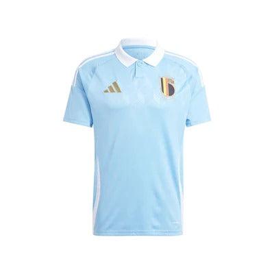 Camisa Bélgica Away 24/25 s/n° Torcedor Adidas Masculino - Azul celeste - Loja da Seven Oficial