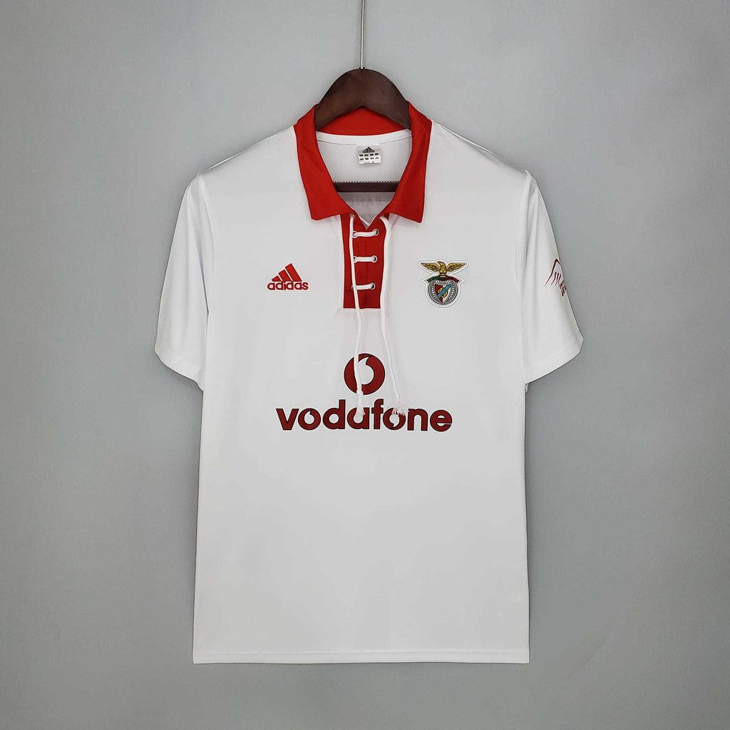 Camisa Benfica Retrô 2004/2005 Branca - Adidas - Loja da Seven Oficial