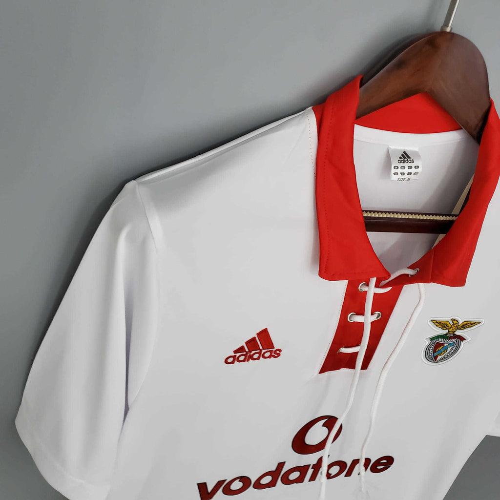 Camisa Benfica Retrô 2004/2005 Branca - Adidas - Loja da Seven Oficial