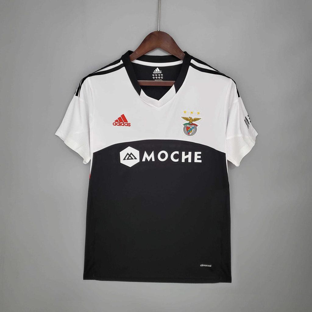 Camisa Benfica Retrô 2013/2014 Preta e Branca - Adidas - Loja da Seven Oficial