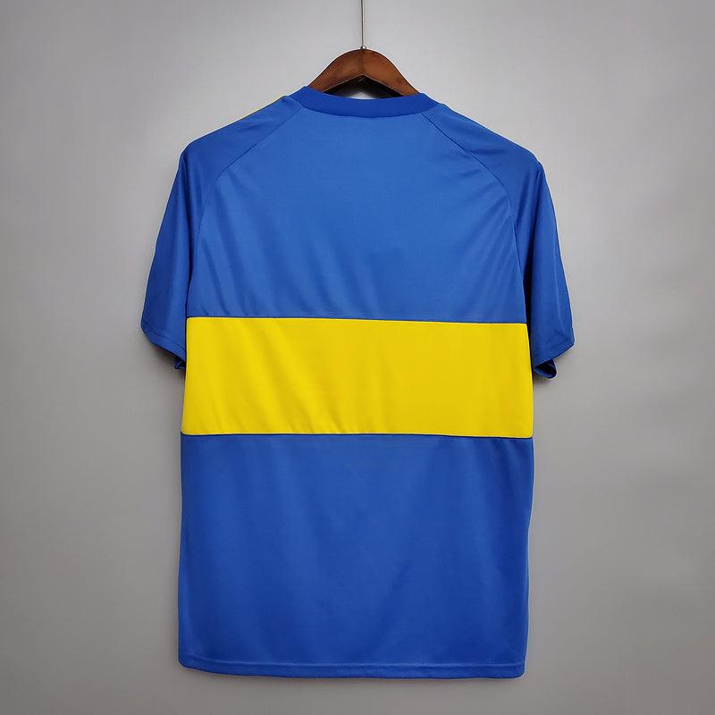 Camisa Boca Juniors Retrô 1981 Azul e Amarela - Adidas - Loja da Seven Oficial