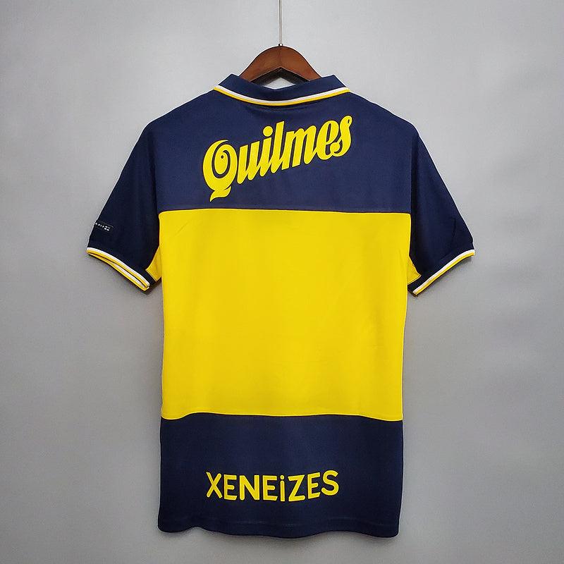 Camisa Boca Juniors Retrô 1999 Azul e Amarela - Nike - Loja da Seven Oficial