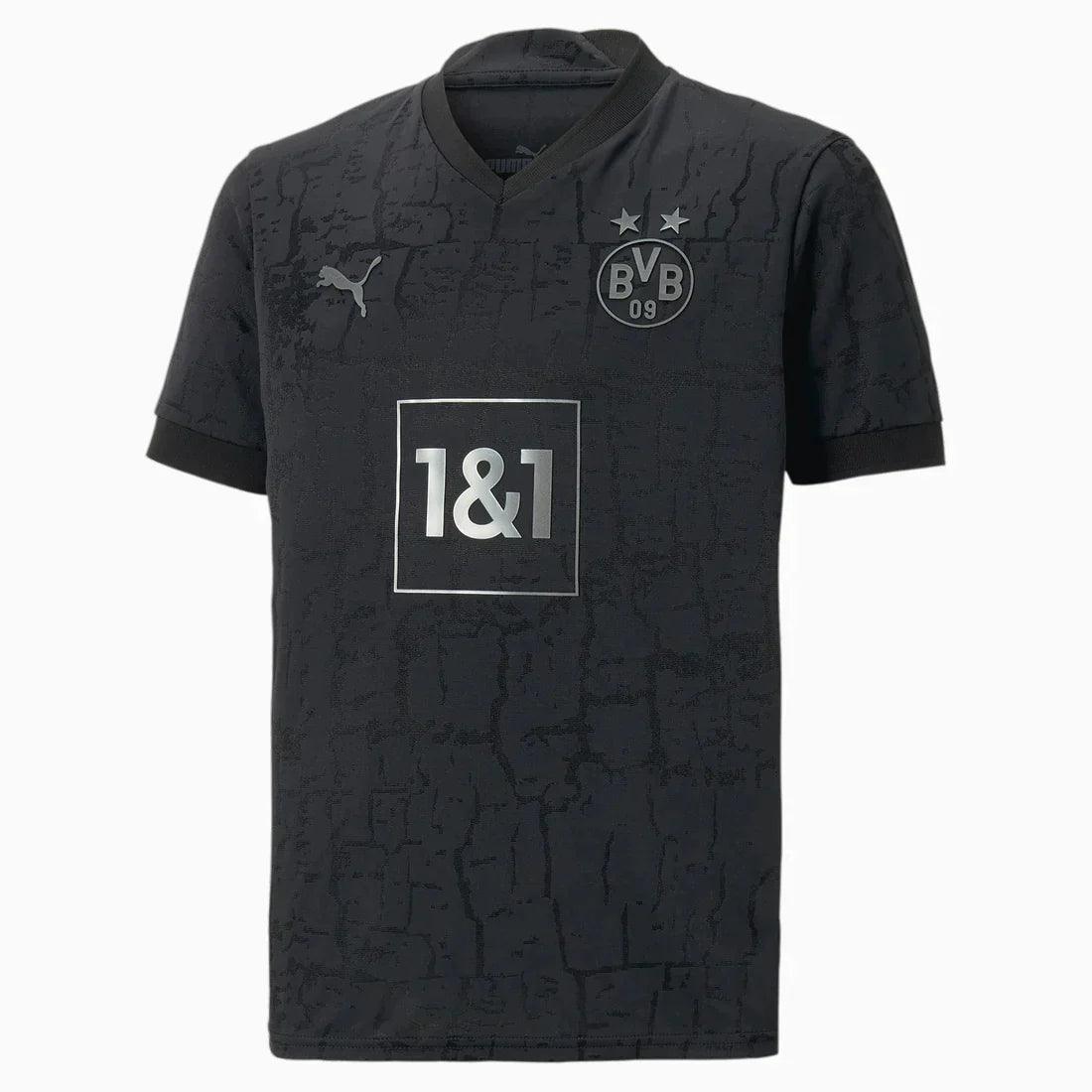 Camisa Borussia Dortmund Edição Carvão 2023 Puma - Preto - Loja da Seven Oficial