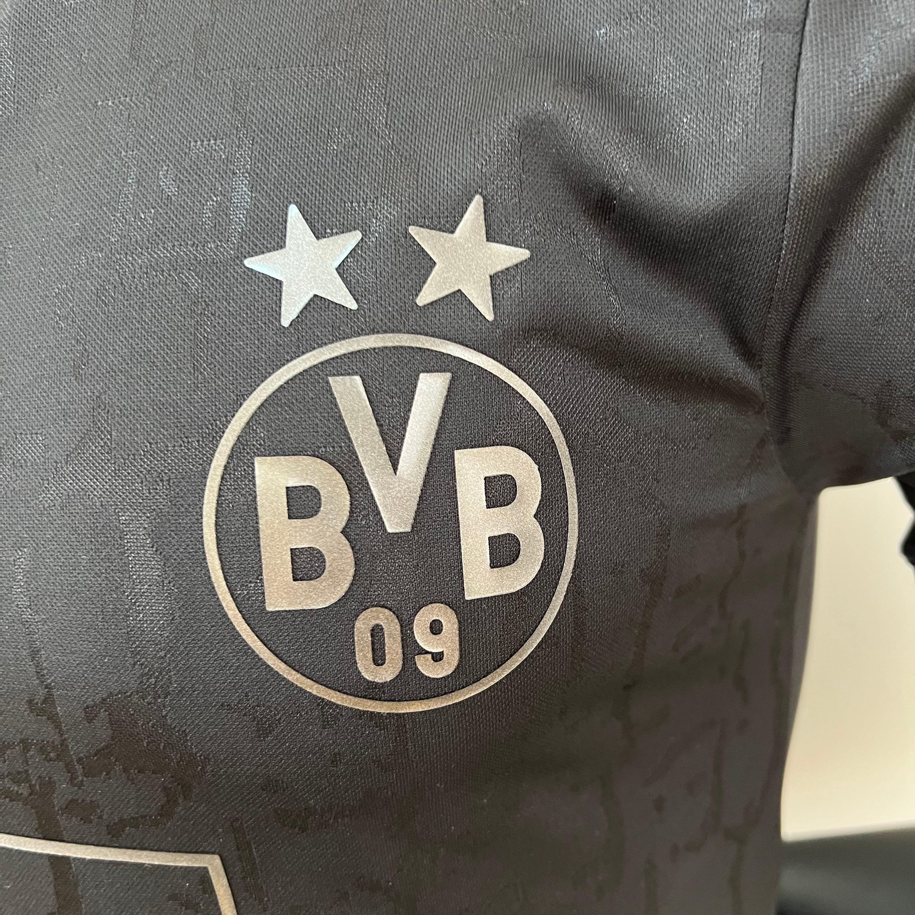 Camisa Borussia Dortmund Edição Carvão 2023 Puma - Preto - Masculino Jogador - Loja da Seven Oficial