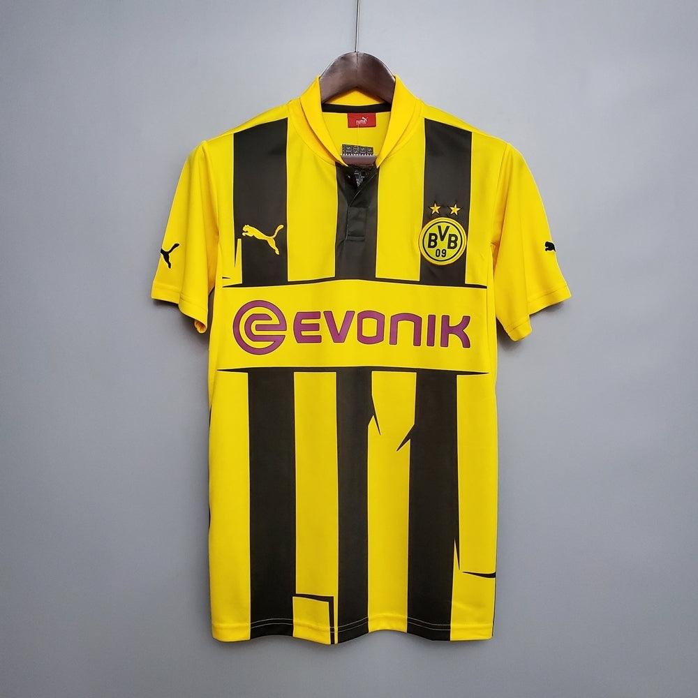 Camisa Borussia Dortmund Retrô 1213 - Puma - Amarela e Preta - Loja da Seven Oficial