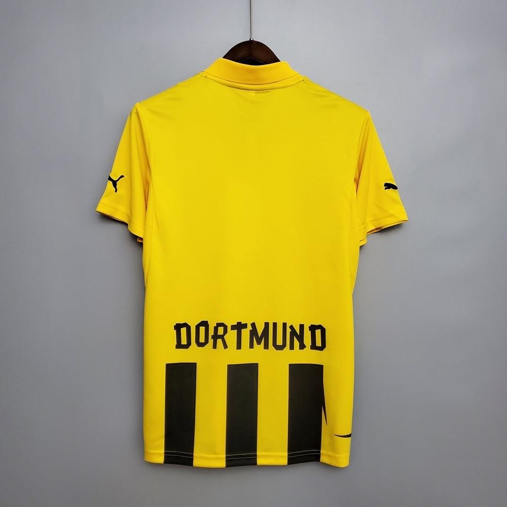 Camisa Borussia Dortmund Retrô 1213 - Puma - Amarela e Preta - Loja da Seven Oficial