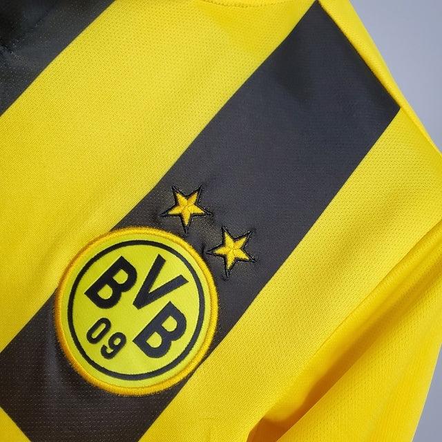 Camisa Borussia Dortmund Retrô 1213 - Puma - Amarela e Preta - Loja da Seven Oficial