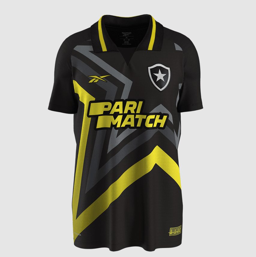 Camisa Botafogo 3 2024 Reebok - Pari Match - Loja da Seven Oficial