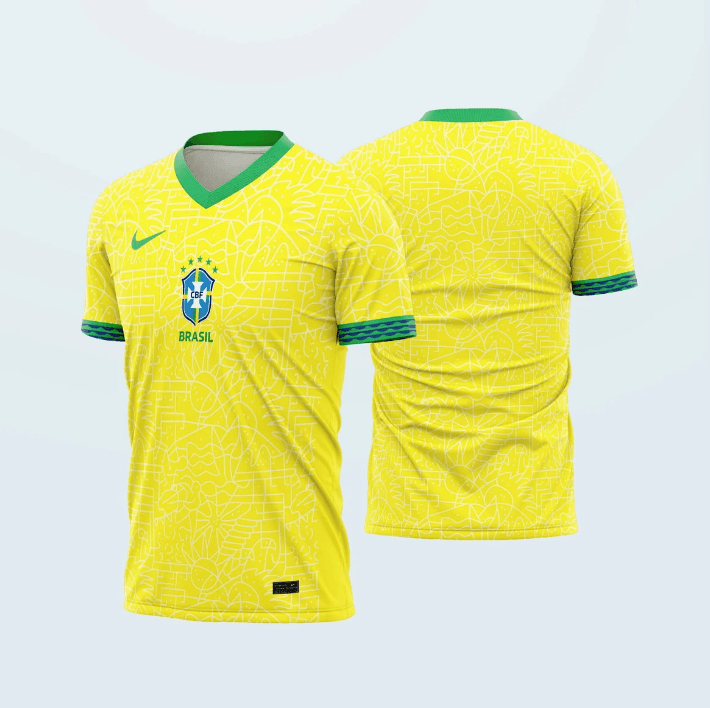 Camisa Brasil Titular "copa América" 2024-25 - Loja da Seven Oficial