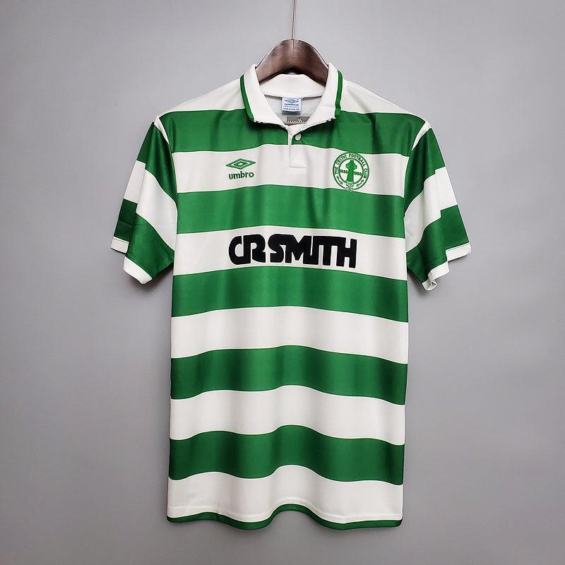 Camisa Celtic Retrô 1987/1989 Verde e Branca - Umbro - Loja da Seven Oficial