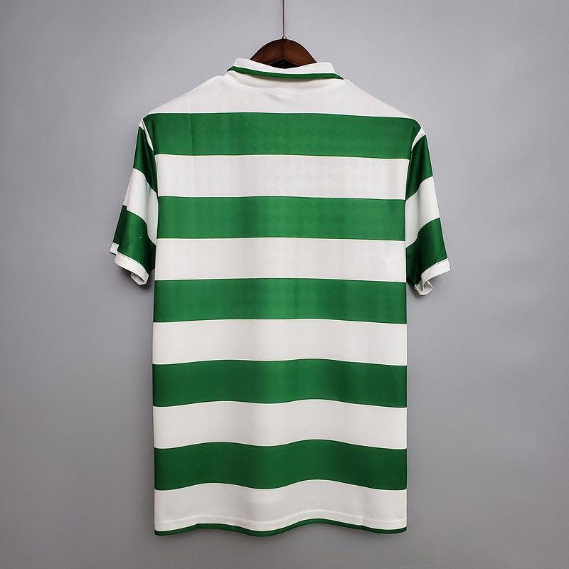 Camisa Celtic Retrô 1987/1989 Verde e Branca - Umbro - Loja da Seven Oficial