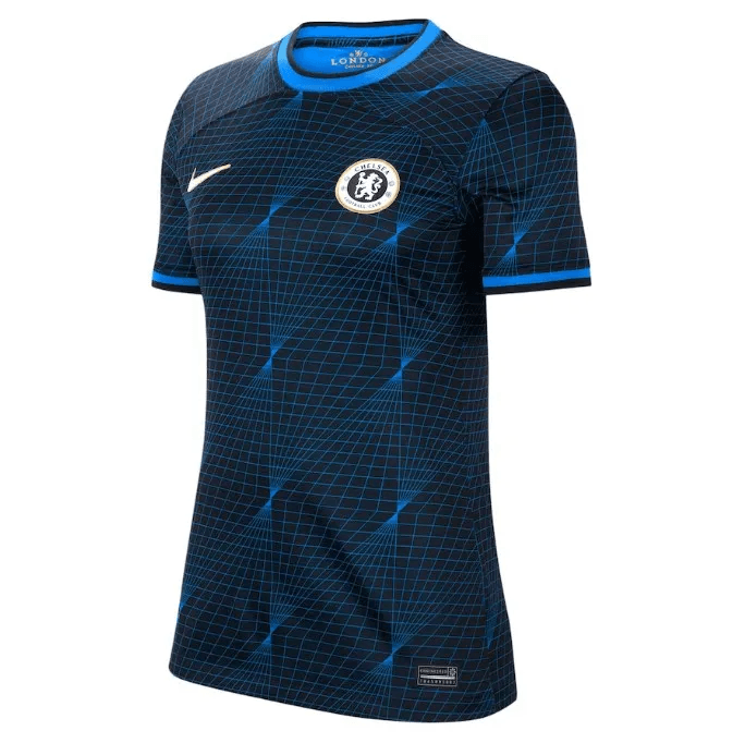 Camisa Chelsea Away 23/24 s/n° Torcedor Feminina - Azul - Loja da Seven Oficial