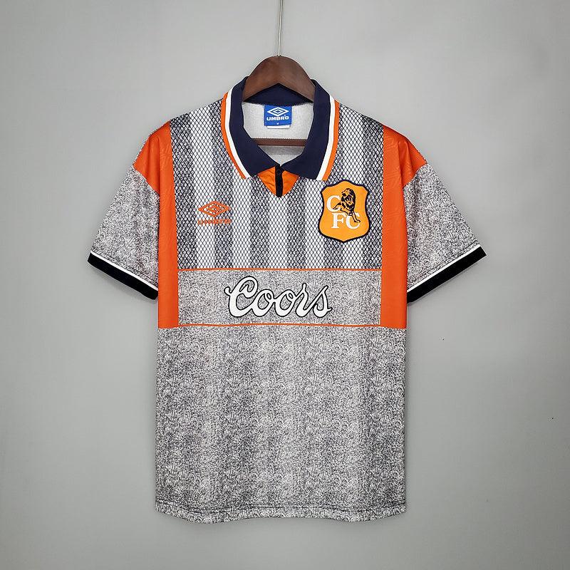 Camisa Chelsea Retrô 1994/1996 Cinza - Umbro - Loja da Seven Oficial