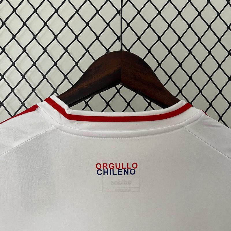 Camisa Chile 24/25 Away II - Branco - Loja da Seven Oficial