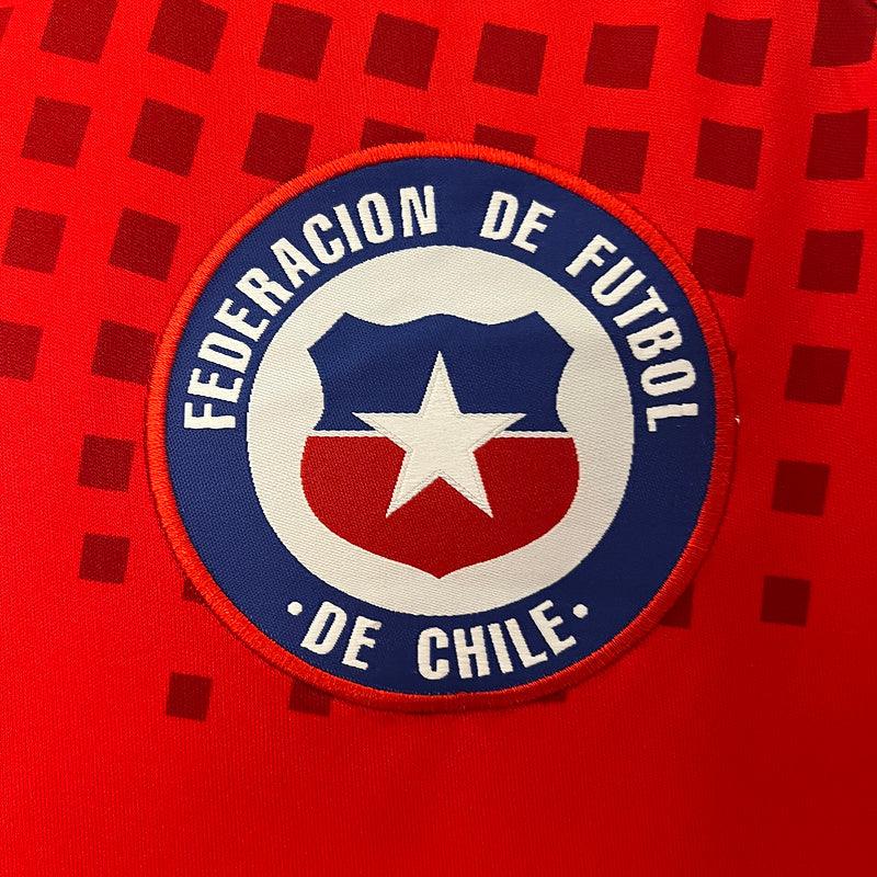 Camisa Chile 24/25 Home I - Vermelho - Loja da Seven Oficial