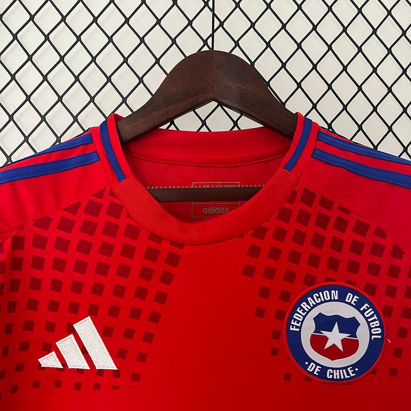 Camisa Chile 24/25 Home I - Vermelho - Loja da Seven Oficial