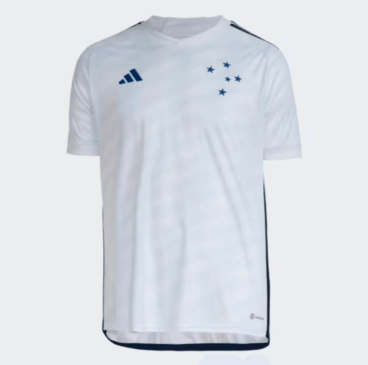 Camisa Cruzeiro Away II 23/24 Adidas - Branco - Loja da Seven Oficial