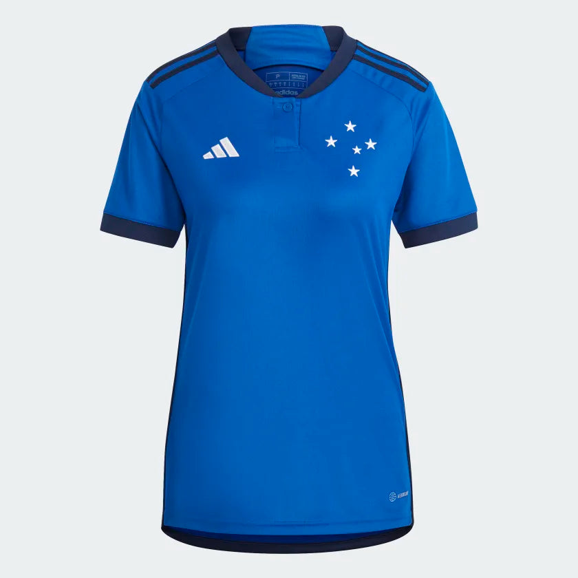 Camisa Feminina Cruzeiro 23/24 Adidas - Azul