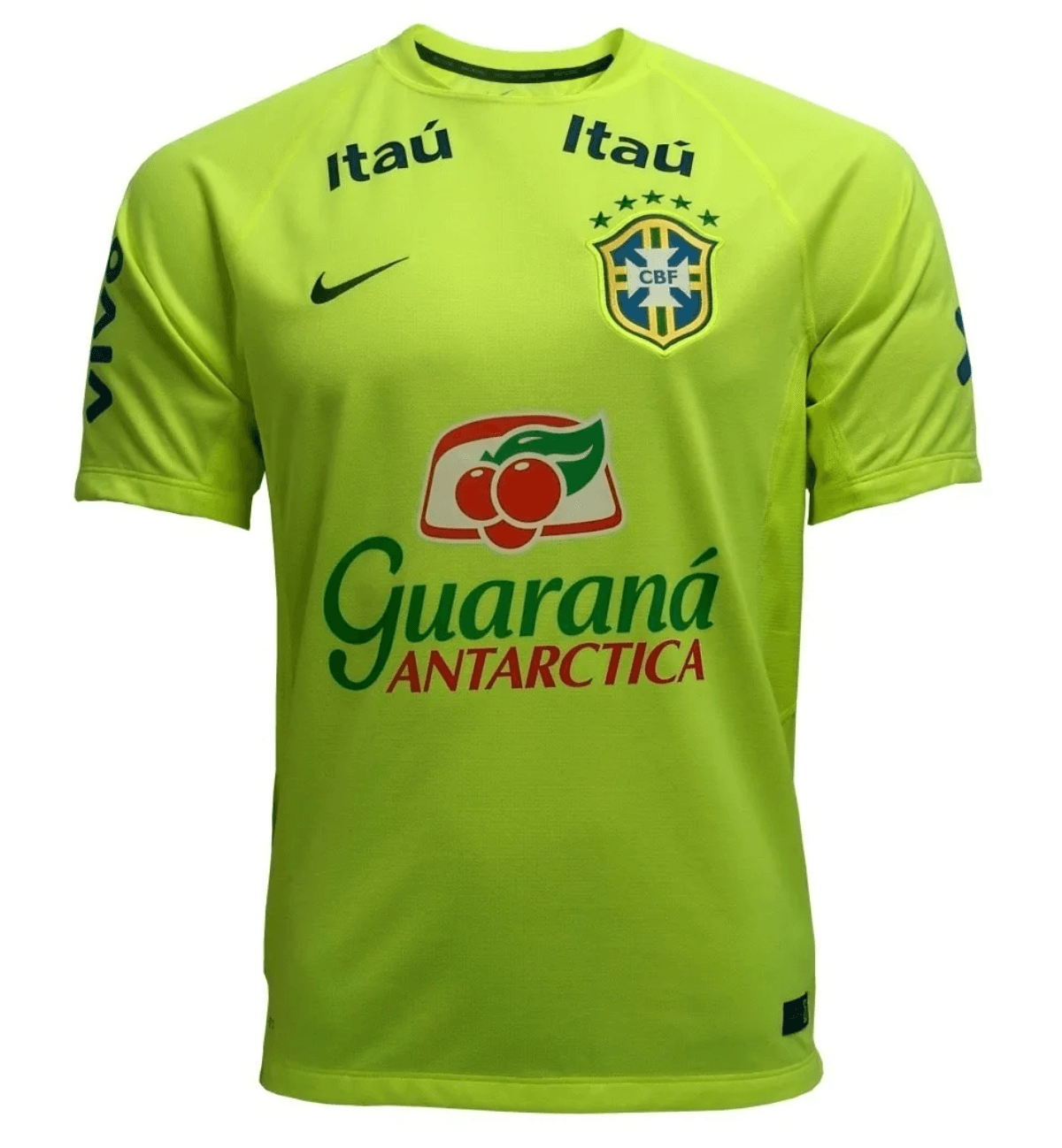 Camisa de Treino Seleção Brasil Nike - Verde Fluorescente - Loja da Seven Oficial