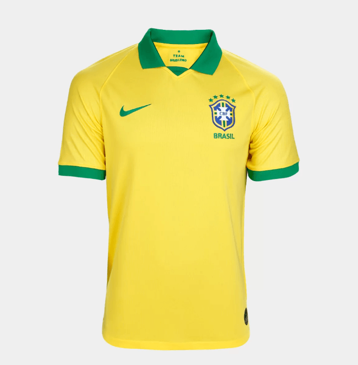 Camisa do Brasil Polo Amarela 1 19/20 - Loja da Seven Oficial