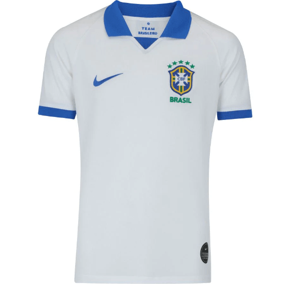 Camisa do Brasil Polo Branca 2 19/20 - Loja da Seven Oficial