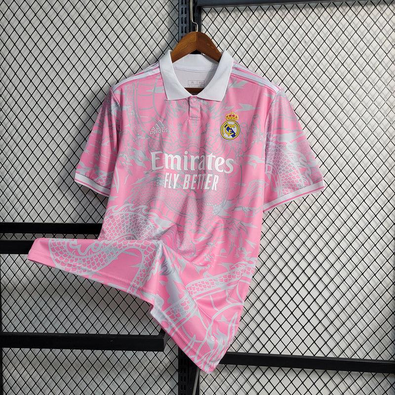 Camisa Edição Especial Real Madrid 23/24 Dragão rosa - Loja da Seven Oficial