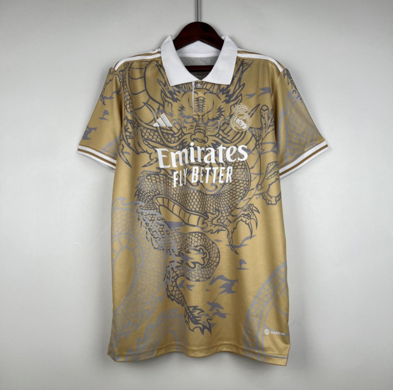 Camisa Edição Especial Real Madrid 23/24 - Gold - Loja da Seven Oficial