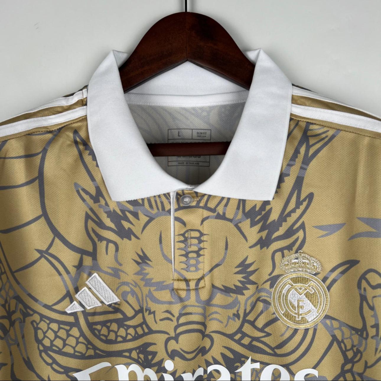 Camisa Edição Especial Real Madrid 23/24 - Gold - Loja da Seven Oficial