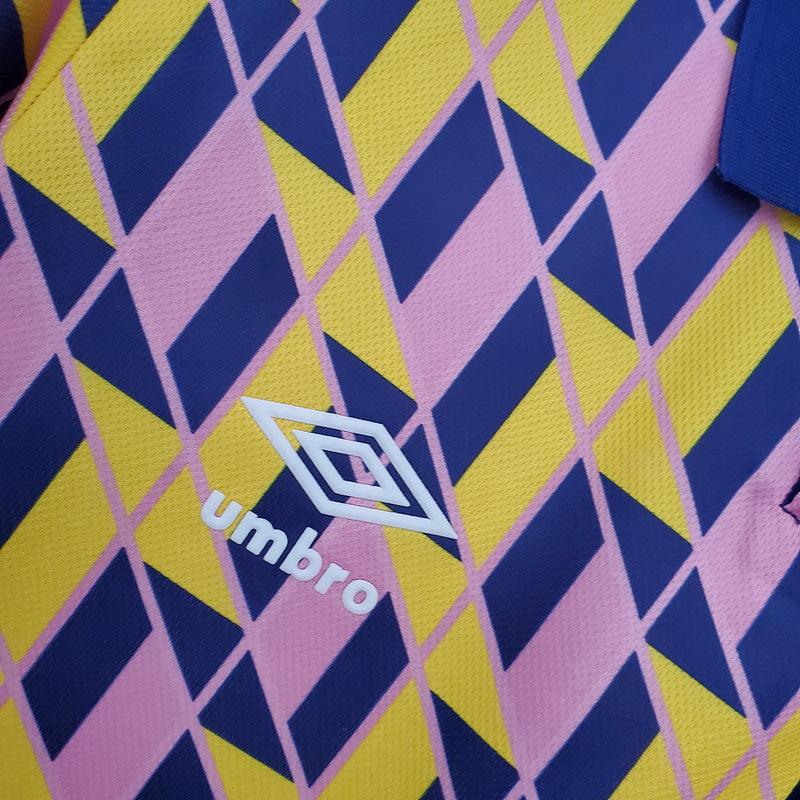 Camisa Escócia Retrô 1988/1989 Amarela - Umbro - Loja da Seven Oficial