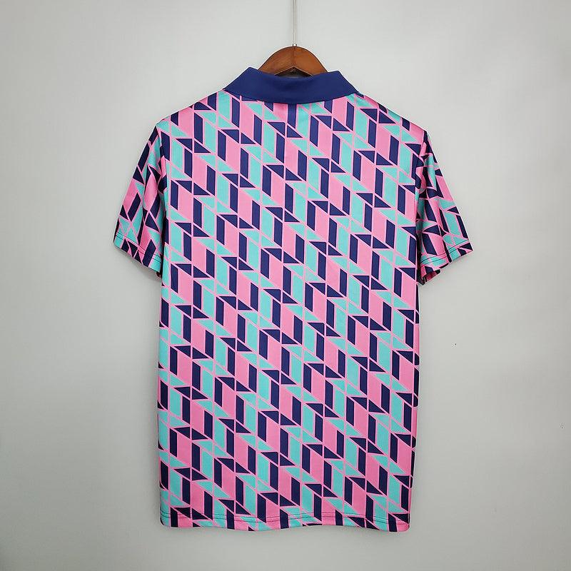 Camisa Escócia Retrô 1988/1989 Rosa - Umbro - Loja da Seven Oficial