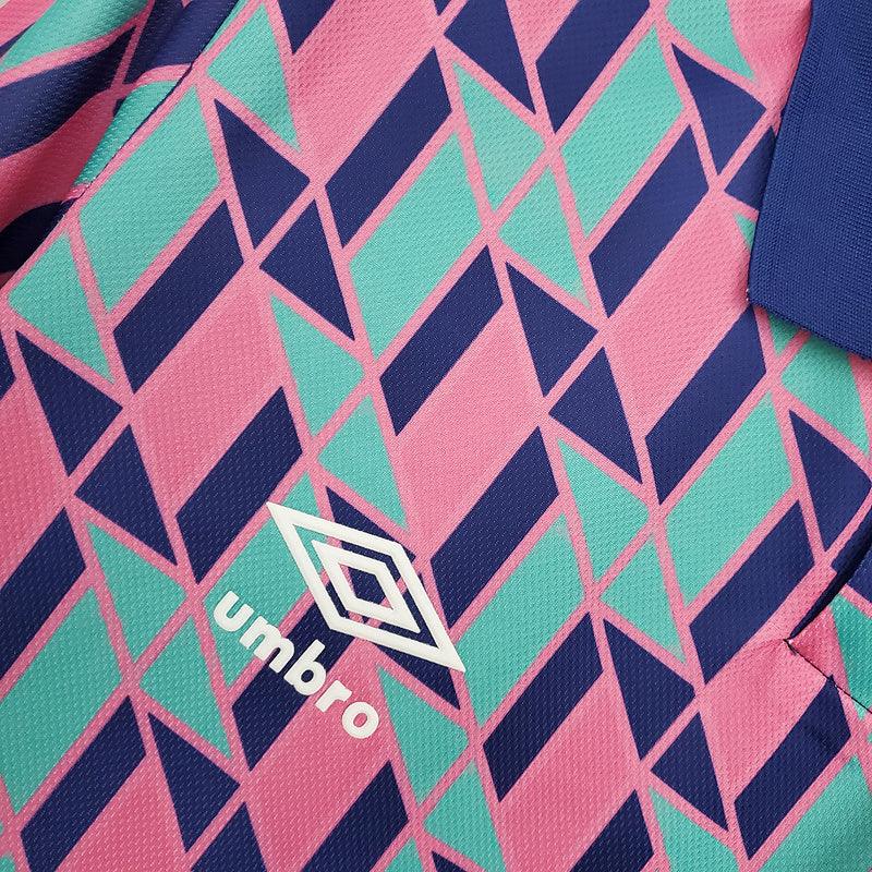 Camisa Escócia Retrô 1988/1989 Rosa - Umbro - Loja da Seven Oficial