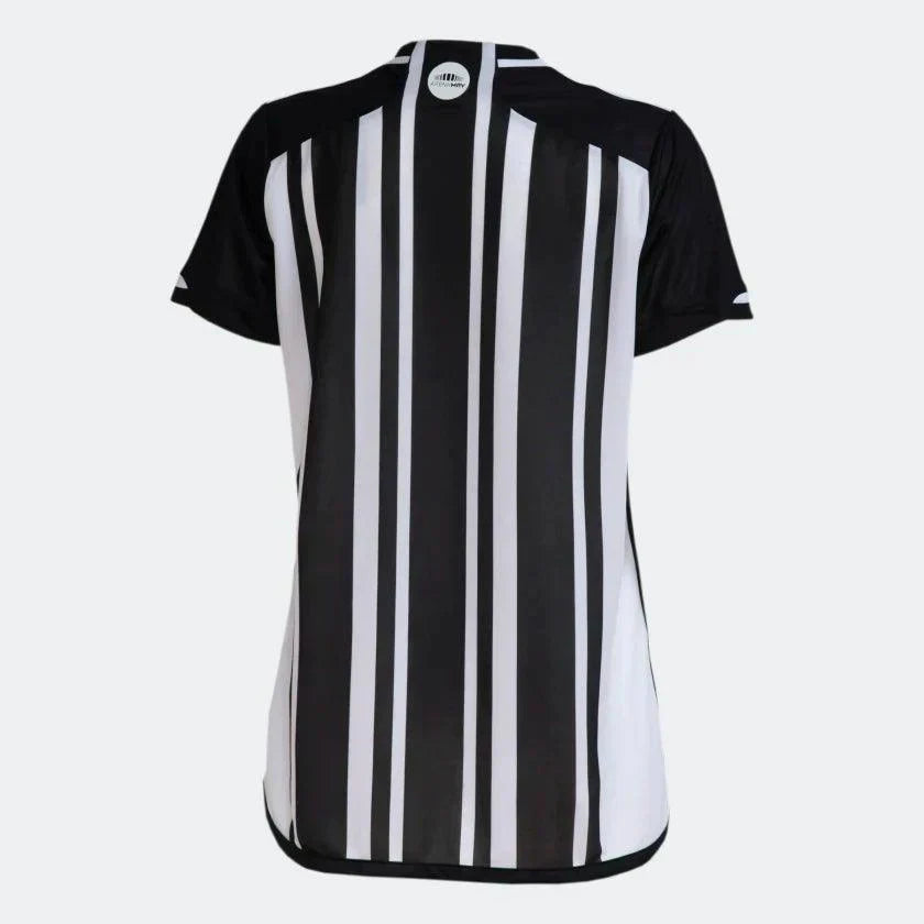 Camisa Feminina Atlético Mineiro I 23/24 Adidas - Preto e Branco - Loja da Seven Oficial