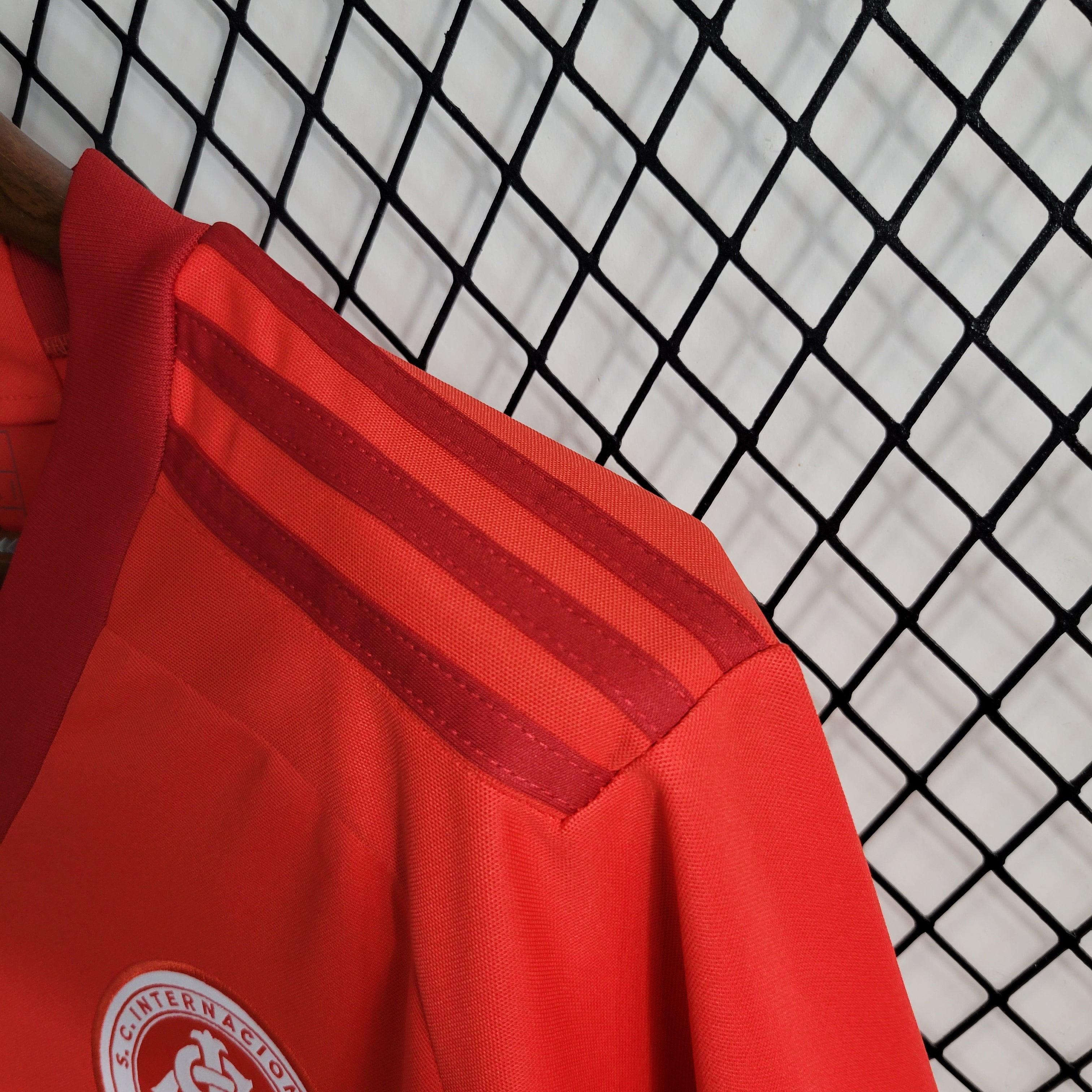 Camisa Feminina Internacional I 23/24 Adidas - Vermelho - Loja da Seven Oficial