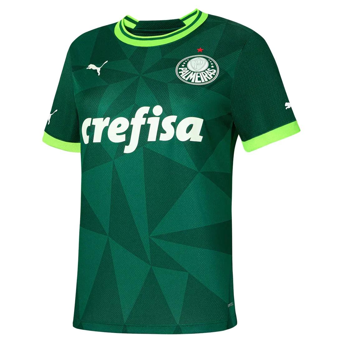 Camisa Feminina Palmeiras I 23/24 Puma - Verde - Loja da Seven Oficial