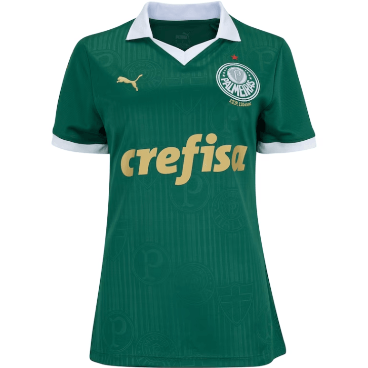 Camisa Feminina Palmeiras I 24/25 Puma - Loja da Seven Oficial