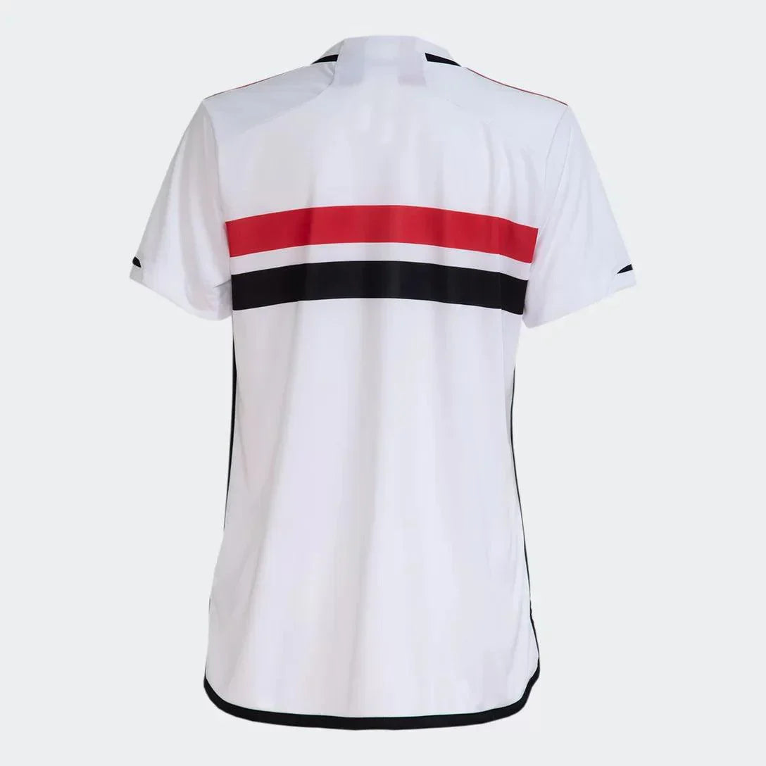 Camisa Feminina São Paulo I 23/24 Adidas - Branco - Loja da Seven Oficial