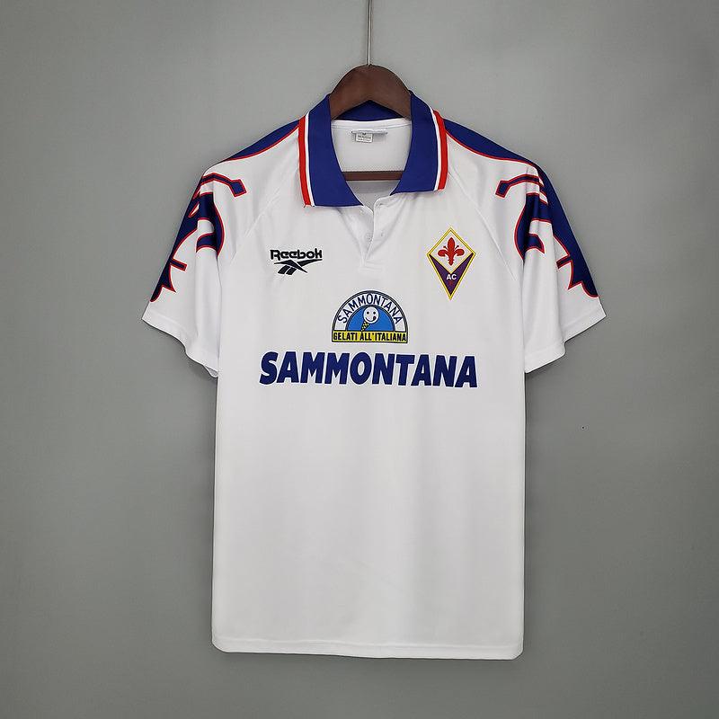 Camisa Fiorentina Retrô 1995/1996 Branca - Reebok - Loja da Seven Oficial