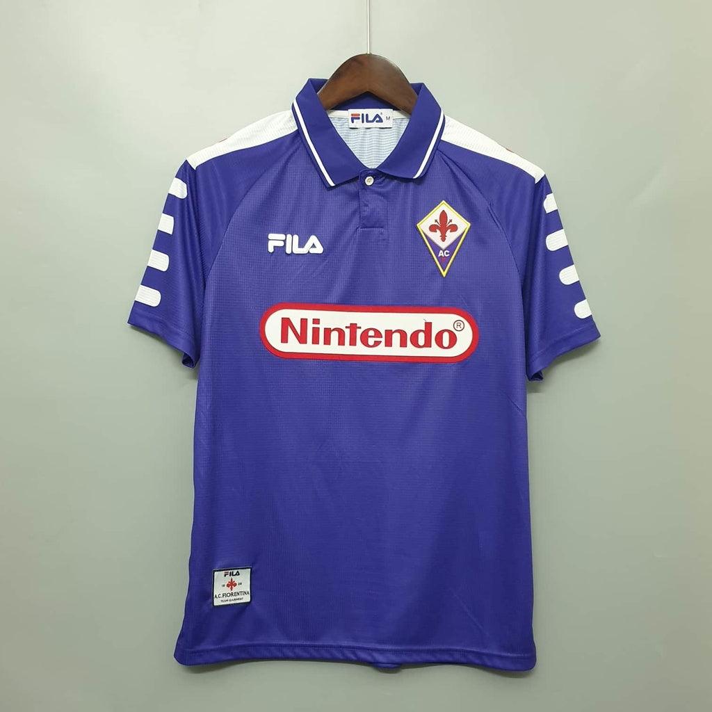 Camisa Fiorentina Retrô 1998 Roxa - Fila - Loja da Seven Oficial