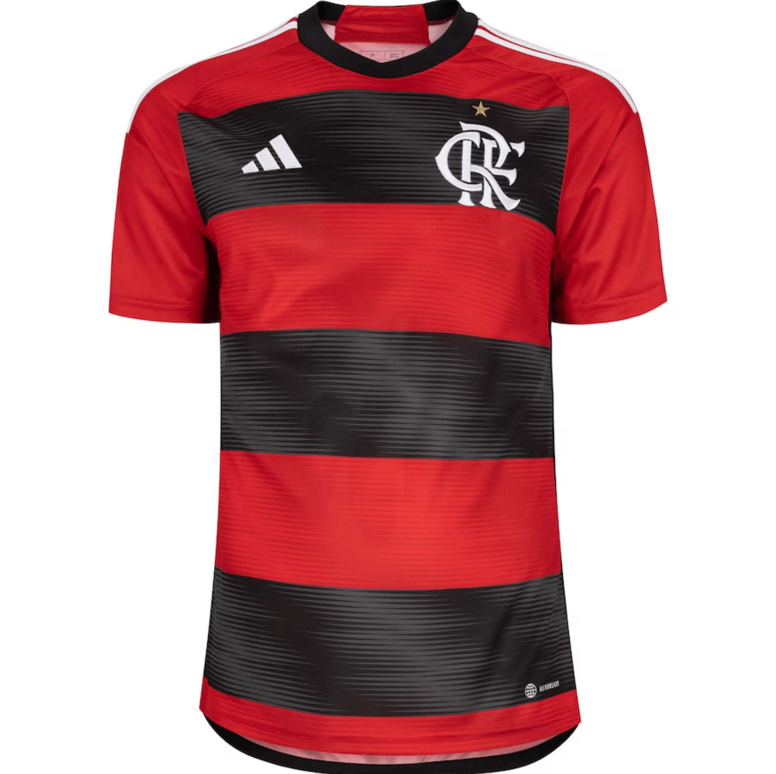 Camisa Flamengo I 23/24 Adidas - Rubro Negro - Loja da Seven Oficial