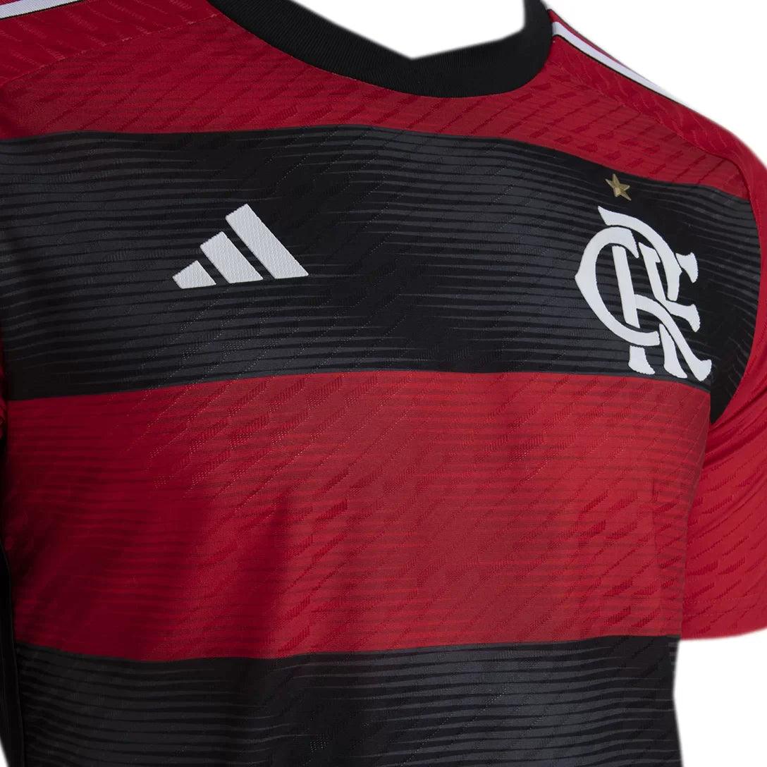 Camisa Flamengo I 23/24 adidas - versão jogador Rubro Negra - Loja da Seven Oficial