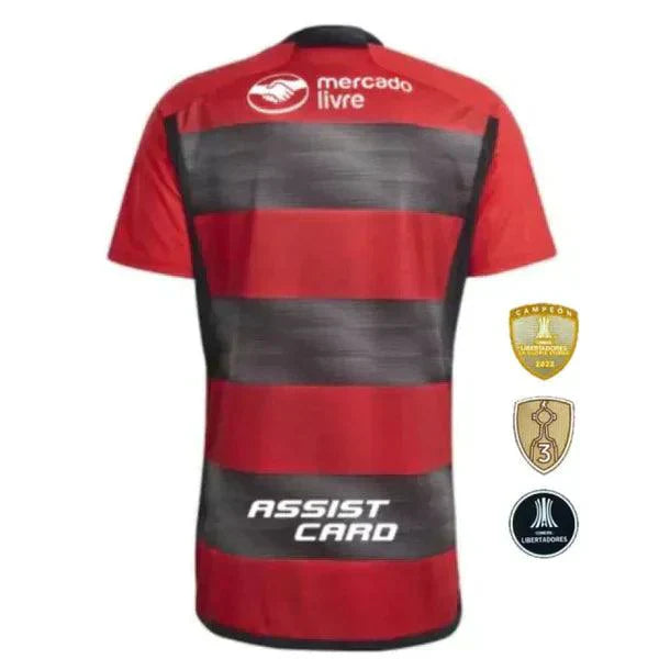 Camisa Flamengo I [Com Patrocínio] 23/24 Adidas - Rubro Negro - Loja da Seven Oficial