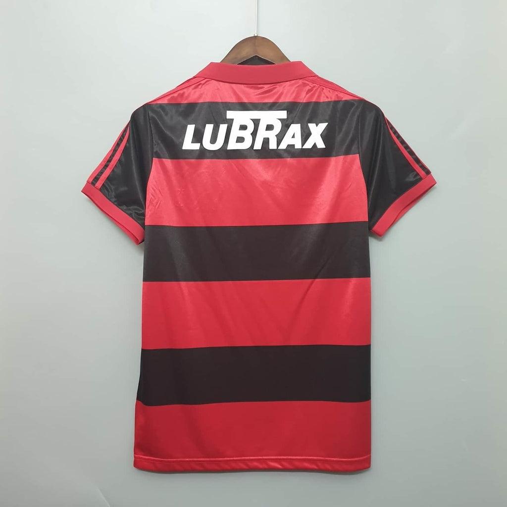 Camisa Flamengo Retrô 1990 Vermelha e Preta - Adidas - Loja da Seven Oficial