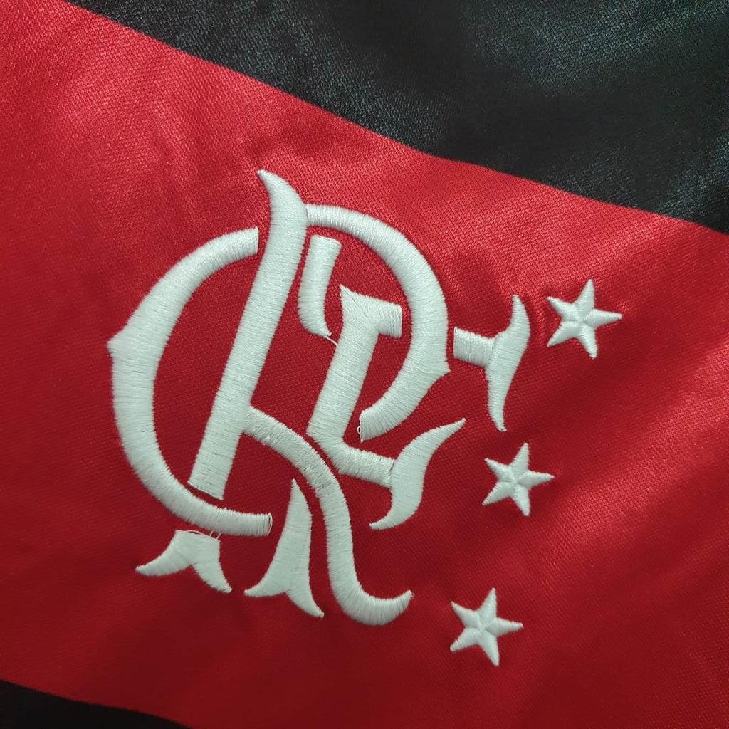 Camisa Flamengo Retrô 1990 Vermelha e Preta - Adidas - Loja da Seven Oficial