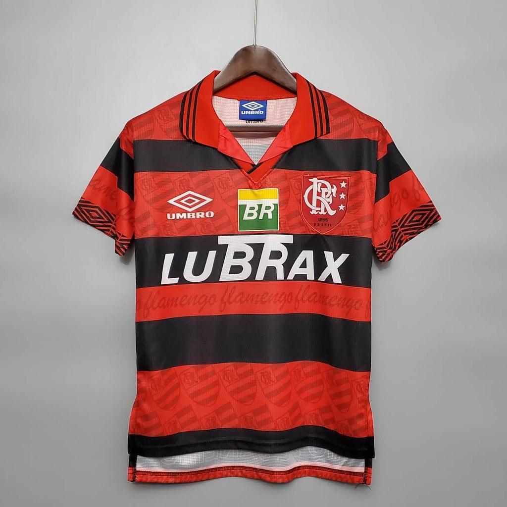 Camisa Flamengo Retrô 1995 Vermelha e Preta - Umbro - Loja da Seven Oficial