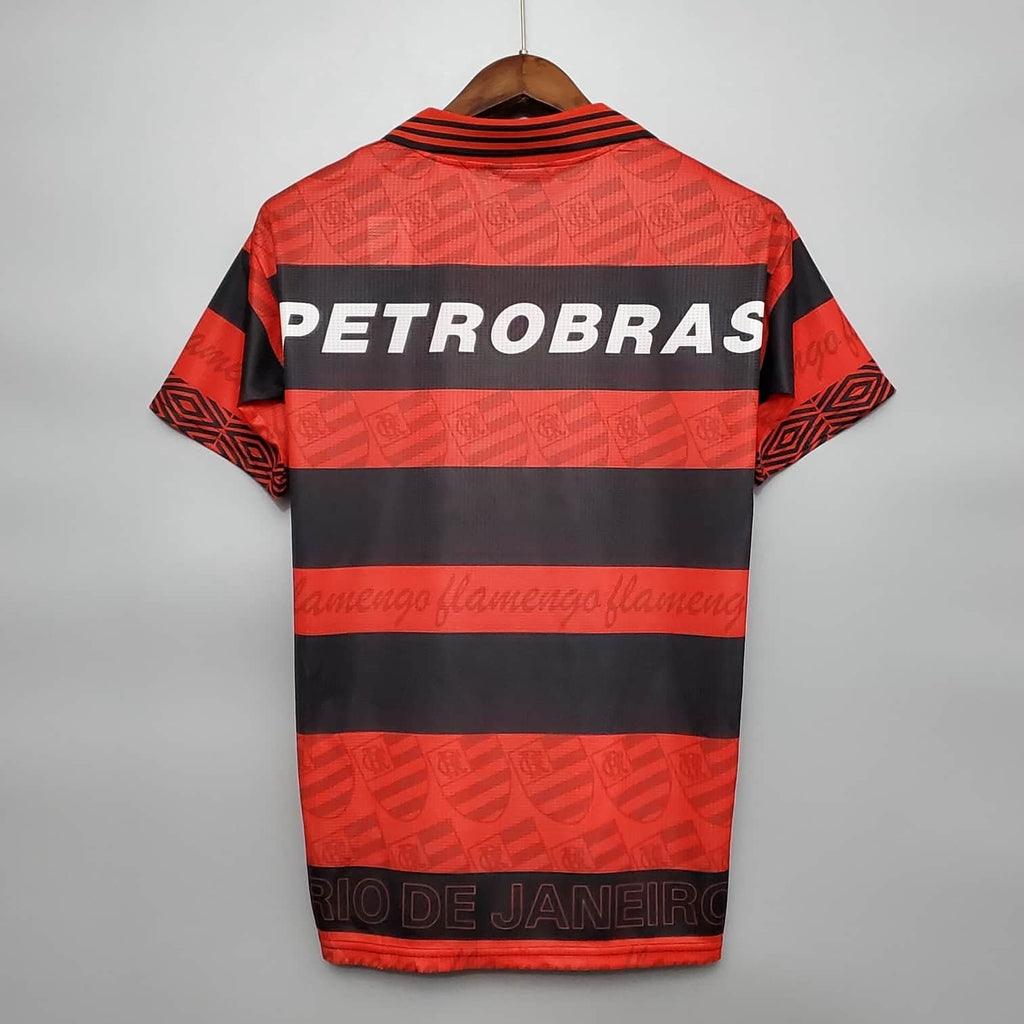 Camisa Flamengo Retrô 1995 Vermelha e Preta - Umbro - Loja da Seven Oficial