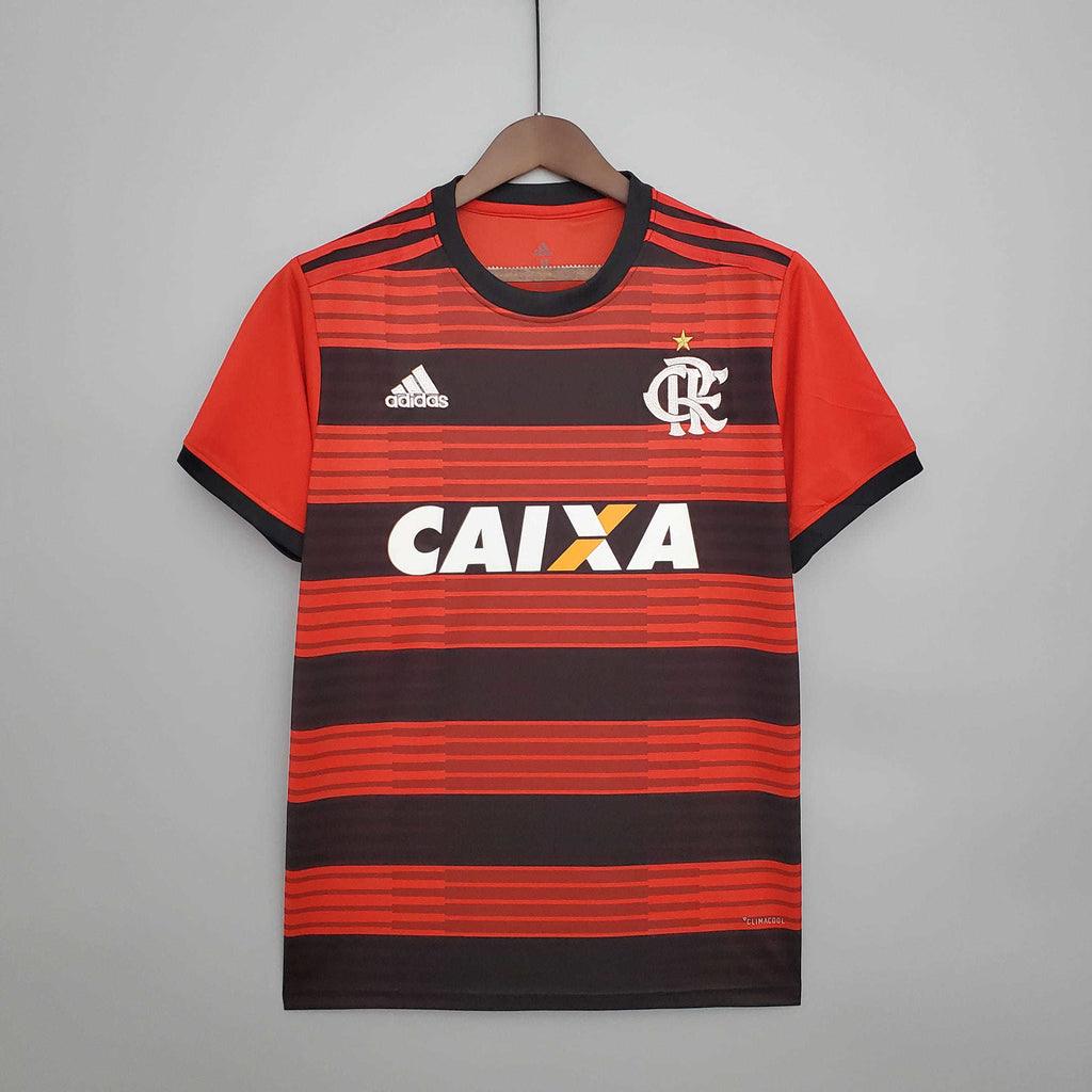 Camisa Flamengo Retrô 2018/2019 Vermelha e Preta - Adidas - Loja da Seven Oficial