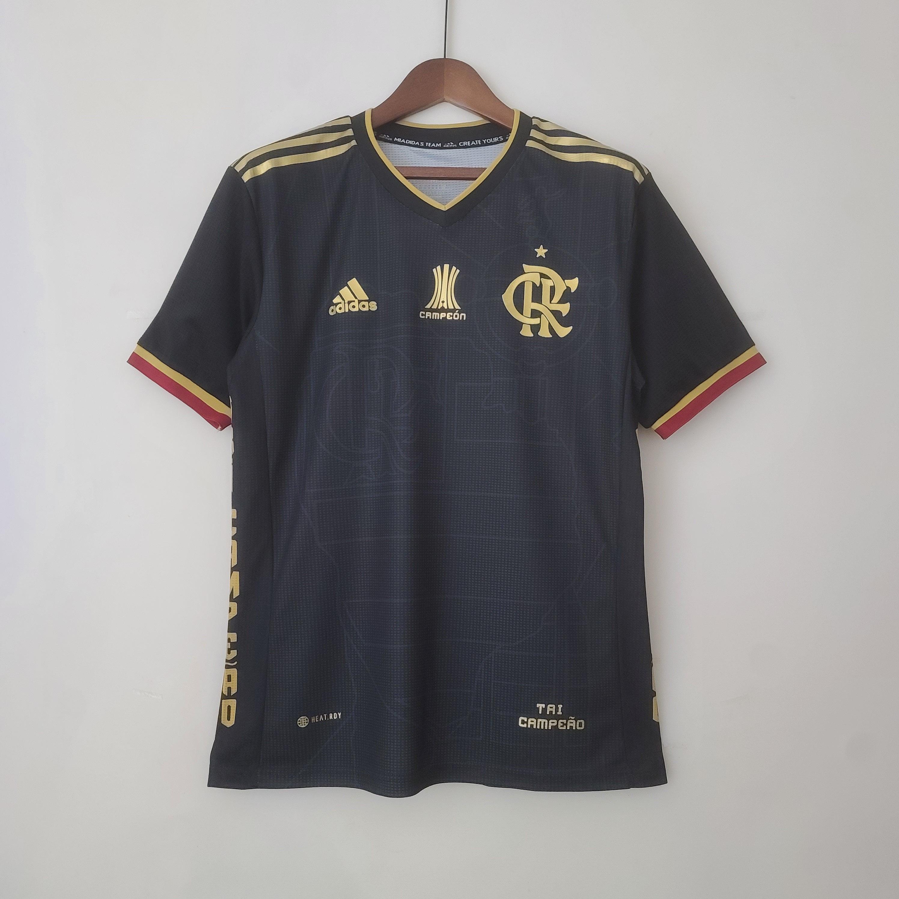 Camisa Flamengo [Tri Campeão] 23/24 Adidas - Preto - Loja da Seven Oficial