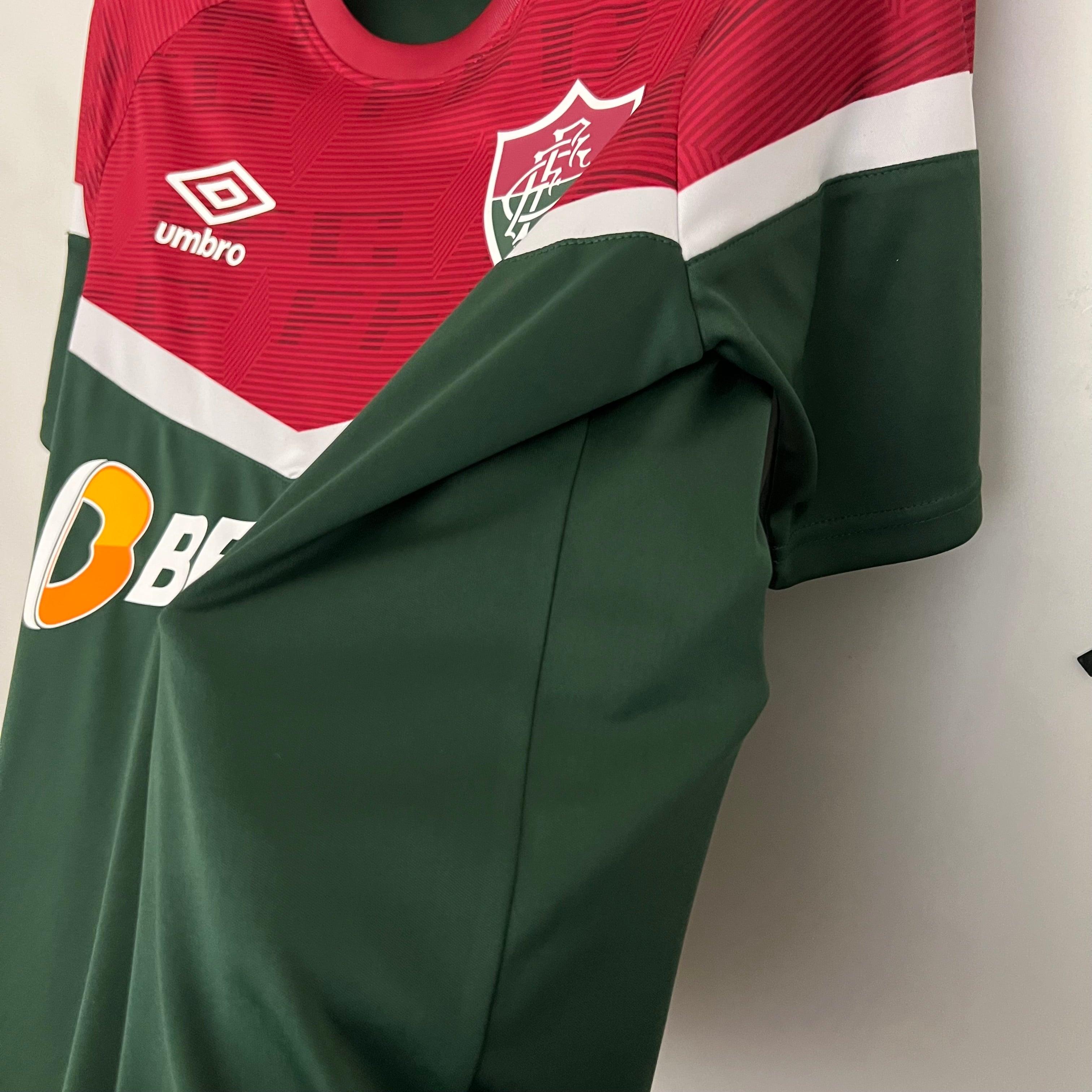 Camisa Fluminense 23/24 Umbro - Bordô e Verde - Loja da Seven Oficial